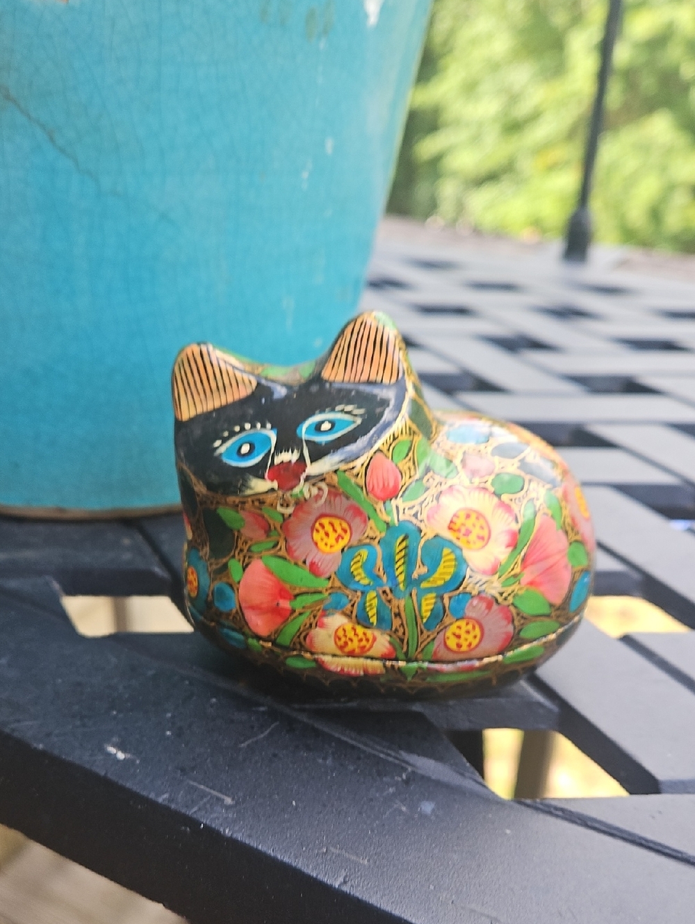 Rare Vintage Paper Mache Cat